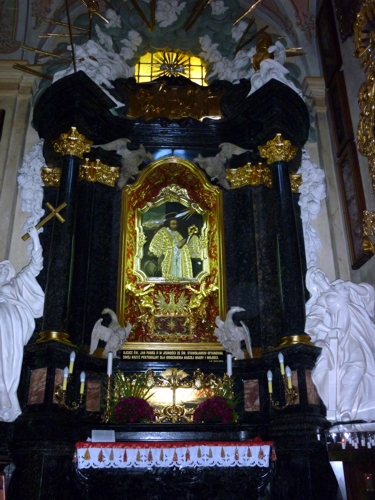 Der Altar des hl. Stanislaus