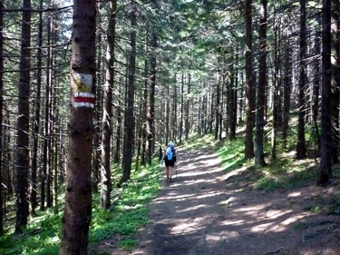 Hauptwanderweg der Beskiden