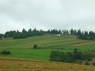 posąg Chrystusa na stoku Grapy