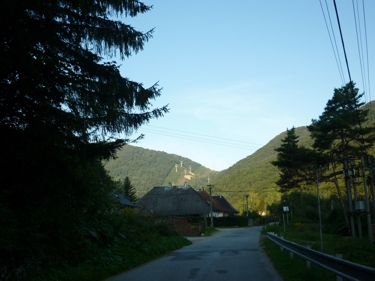 droga do przełęczy Lubochnianskiej